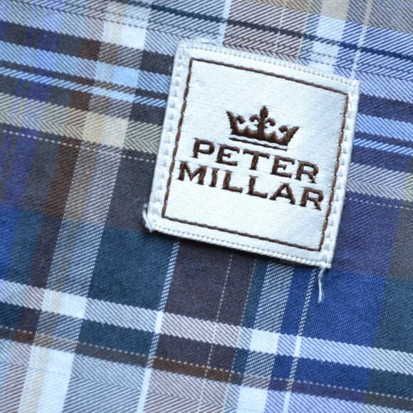 Peter Millar Button Down Shirt Plaid Size XXL - Picture 4 of 5